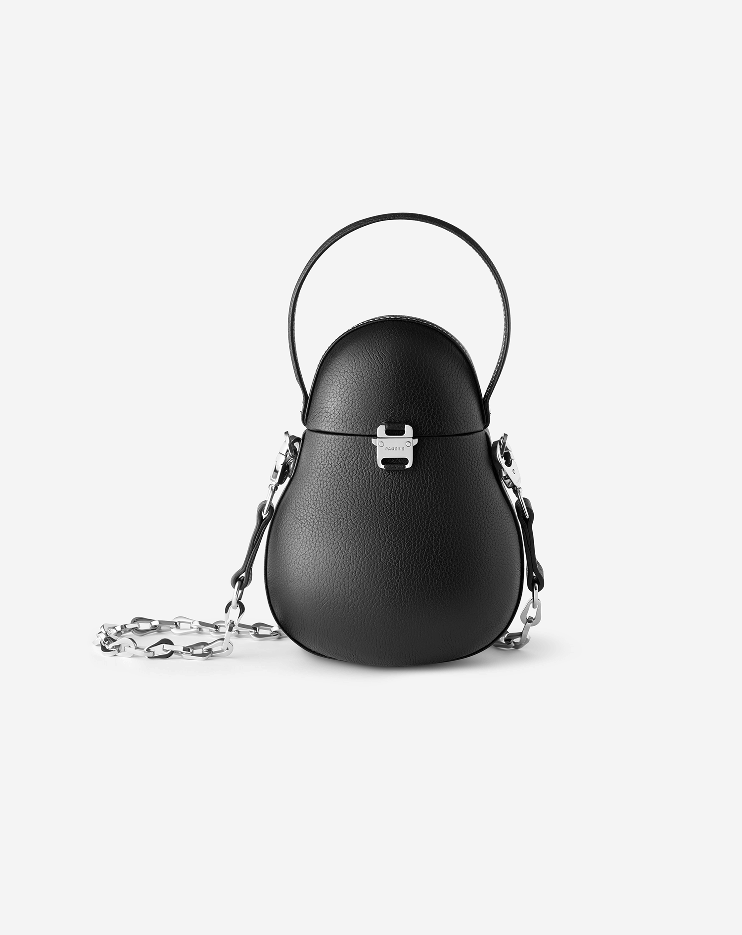 The Attom — Alça de Corrente para Bolsa da PAGERIE em cor preta Noir — detalhe