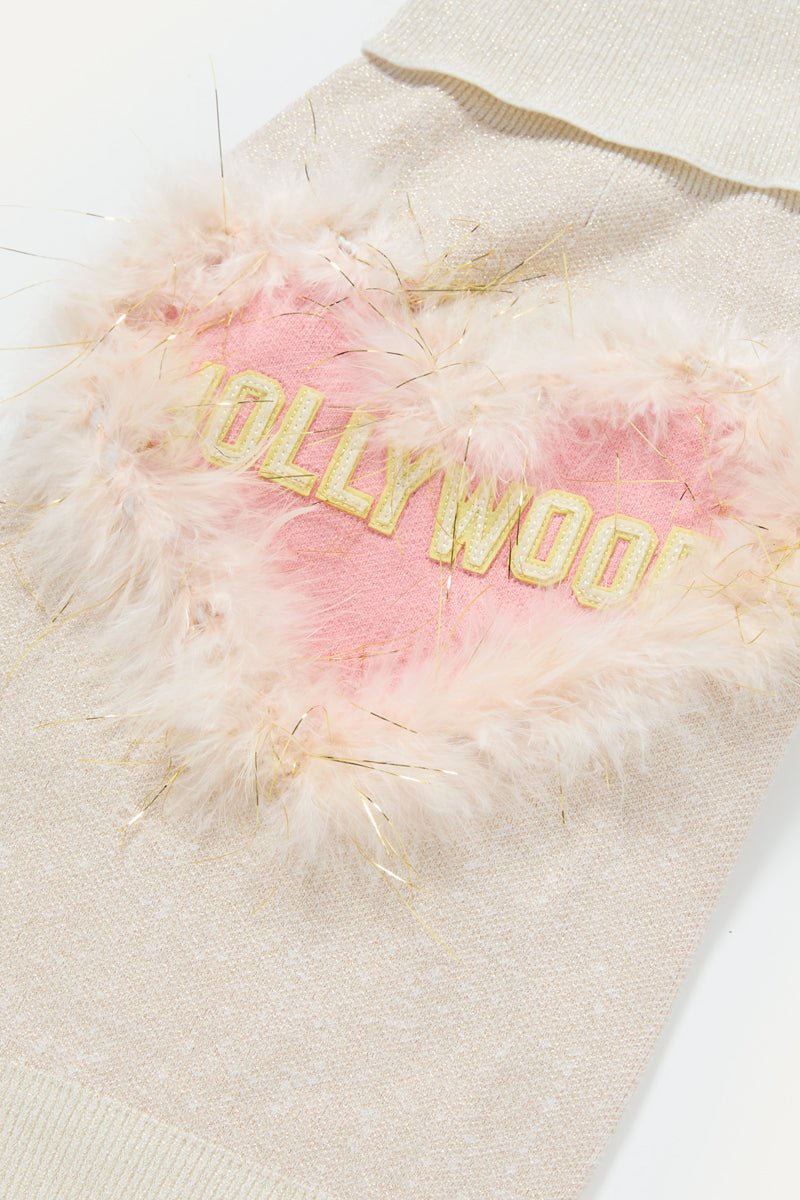 Roupa maxbone x Hollywood Heart Jumper premium da Maxbone em rosa — vista principal (07)