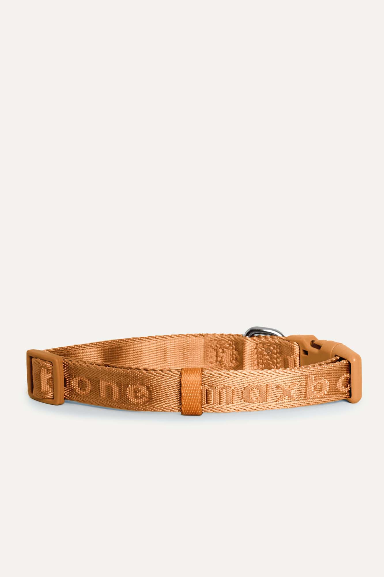 Coleira Signature Collar premium da Maxbone em camel — vista principal (07)