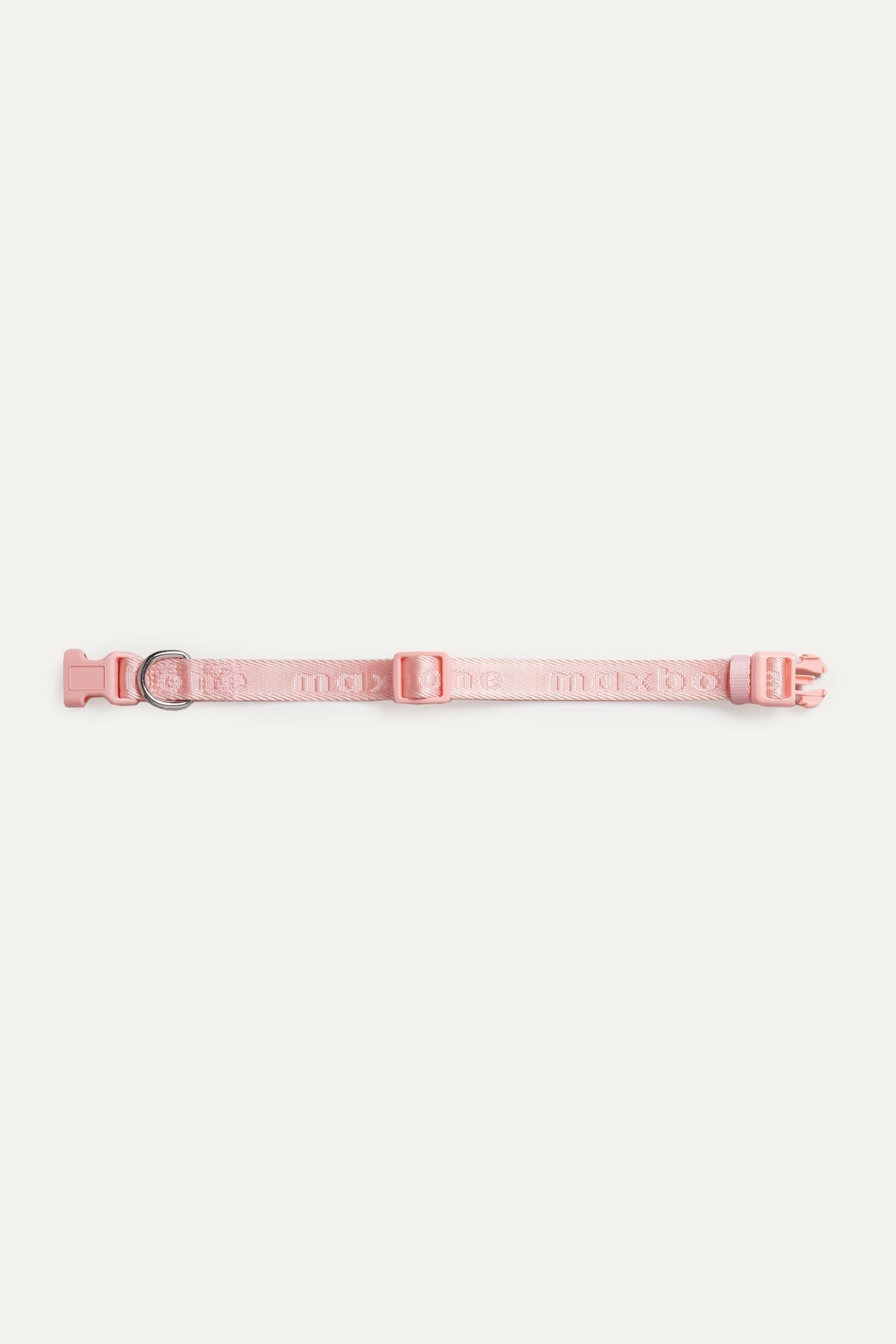 Coleira Signature Collar premium da Maxbone em Peach — detalhe da textura (38)