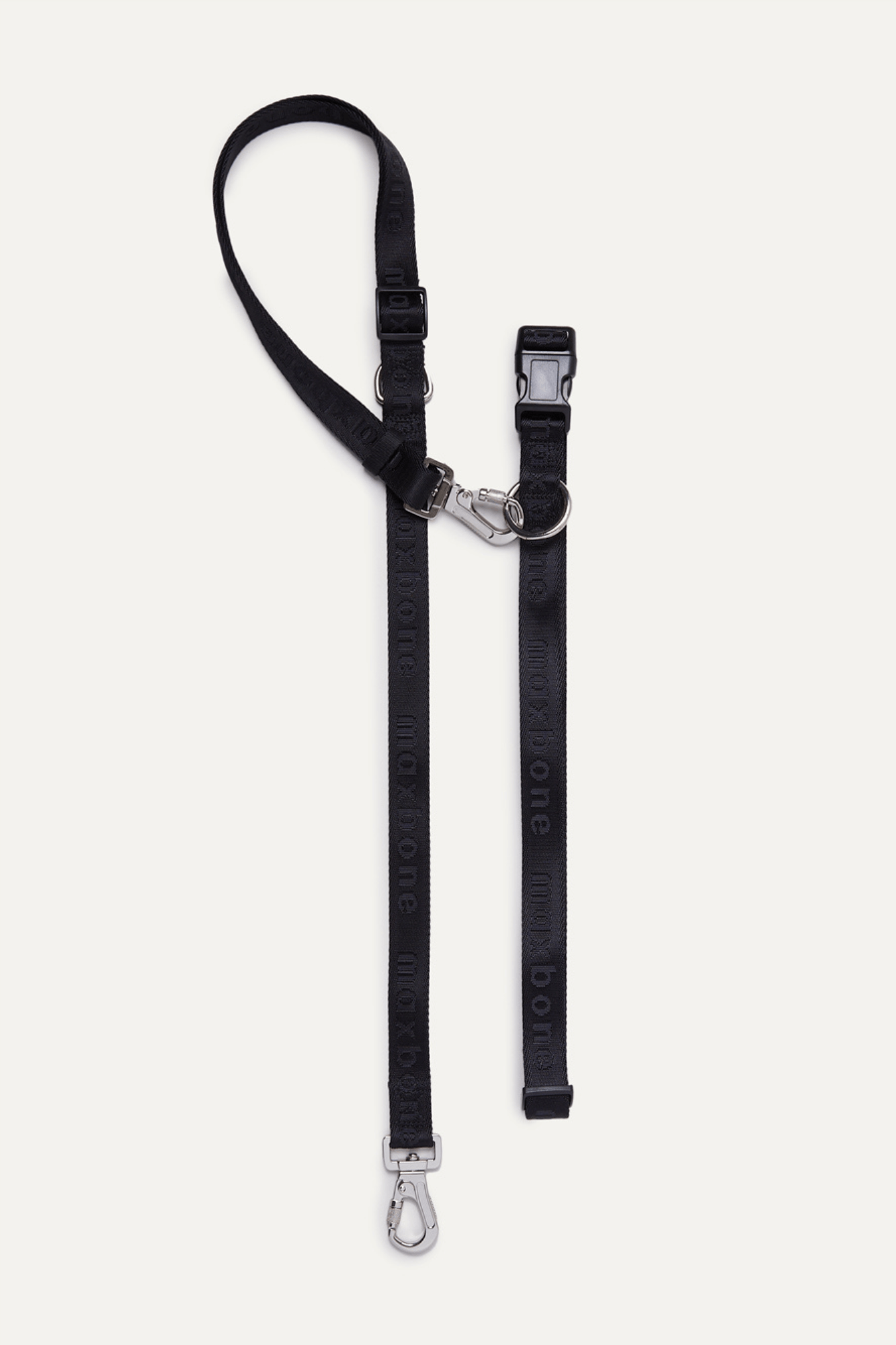 Trela GO! With Ease Hands Free Leash premium da Maxbone em preto — detalhe das ferragens (78)