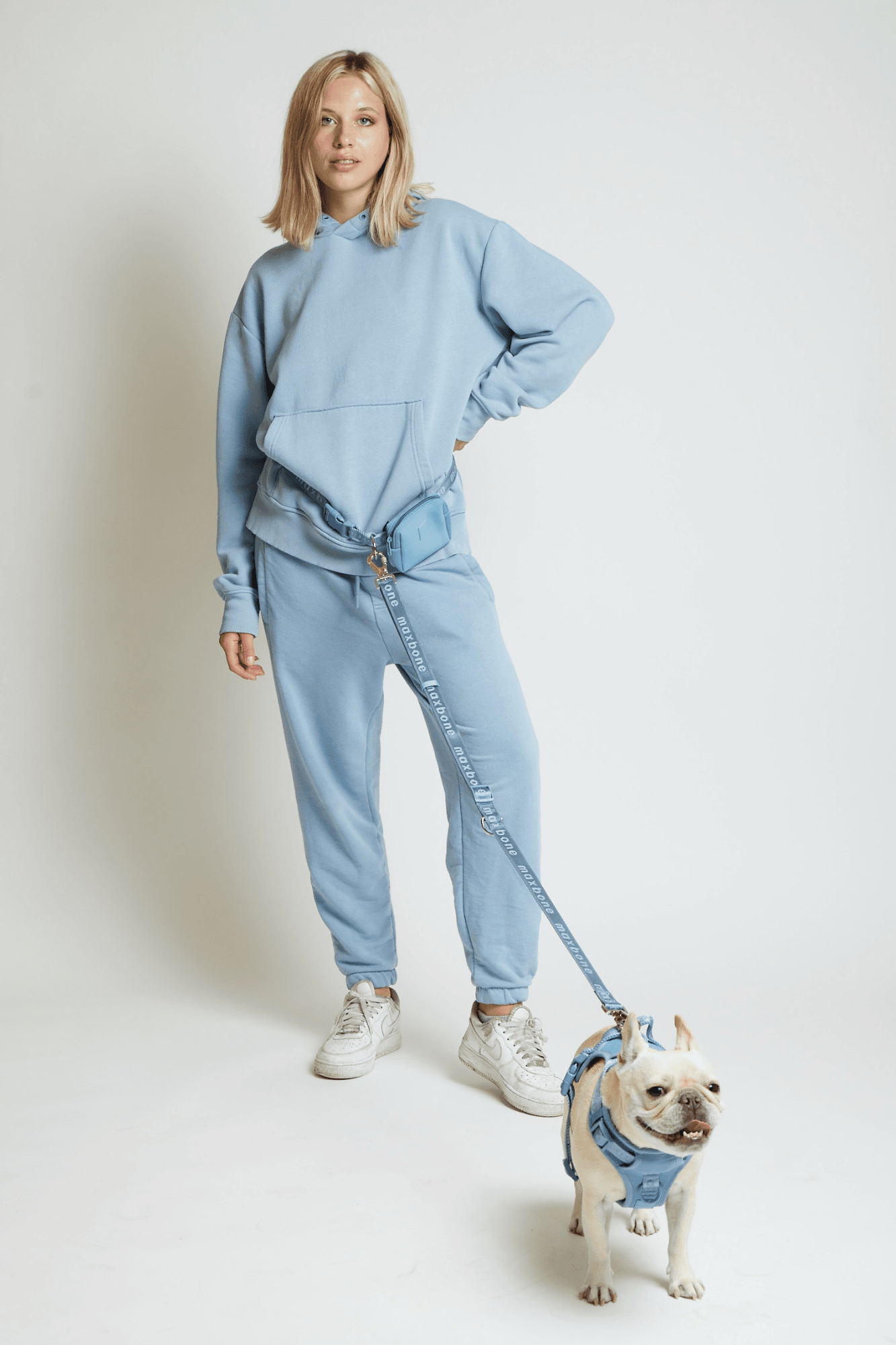 Trela GO! With Ease Hands Free Leash premium da Maxbone em Dusk Blue — vista principal (103)